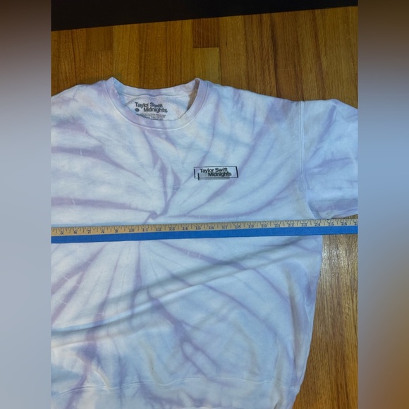 Taylor Swift OFFICIAL Midnights Lavender Tie-Dye Crewneck Sweatshirt L (b3 - Picture 8 of 11
